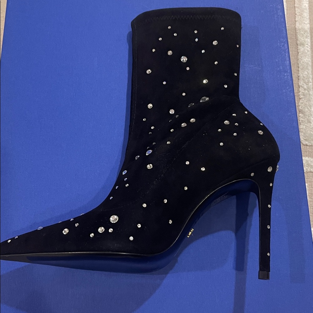 NEW! STUART WEITZMAN RHINESTONE BOOTIES - Picture 6 of 11